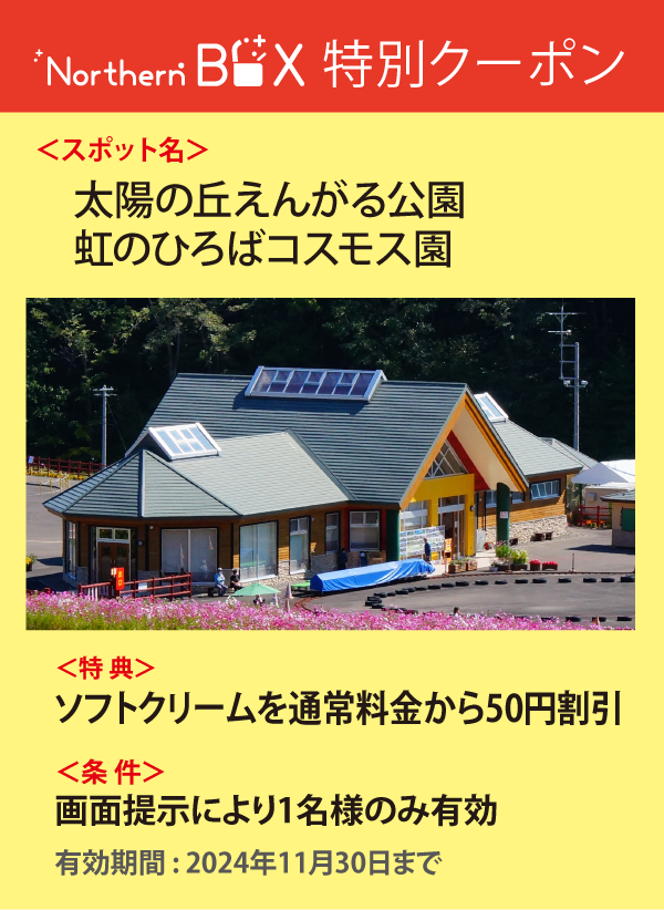 特別クーポン 太陽の丘えんがる公園 虹ひろばコスモス園